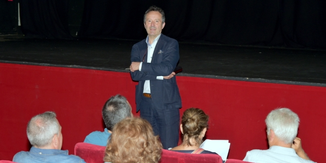 La presentazione della stagione 2024-25 al Teatro San Babila. Foto di Beppe Fierro