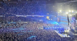 Concerto allo Stadio Maradona di Napoli. Foto di repertorio dal Web