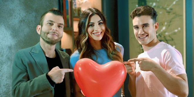 Claudio Guerrini, Romina Pierdomenico e Reyson Grumelli conducono Love Game - Il gioco dell'amore