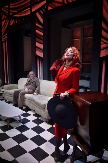 Nancy Brilli in una scena de L'Ebreo